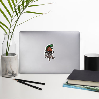 Onion Trying to Hold It Together - Bubble-free stickers