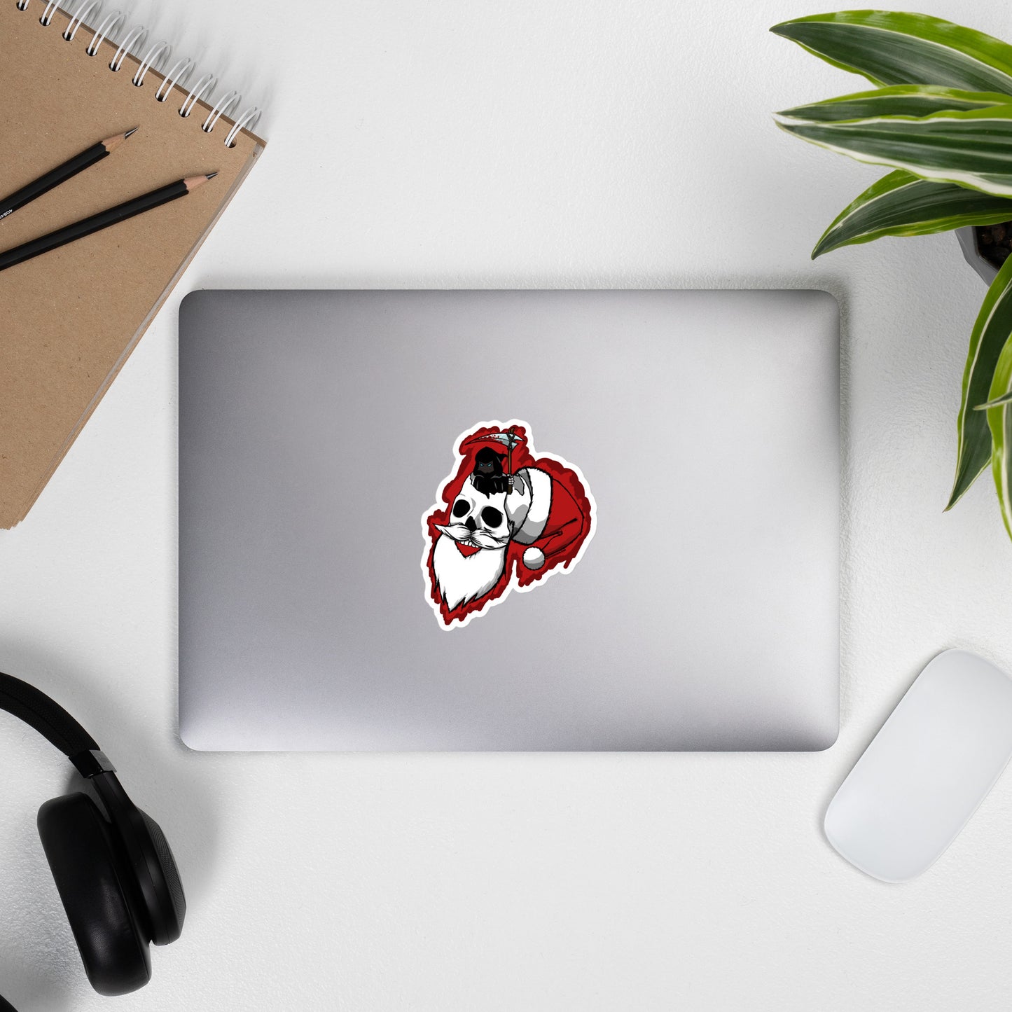 Grim Reaper V Santa - Bubble-free stickers