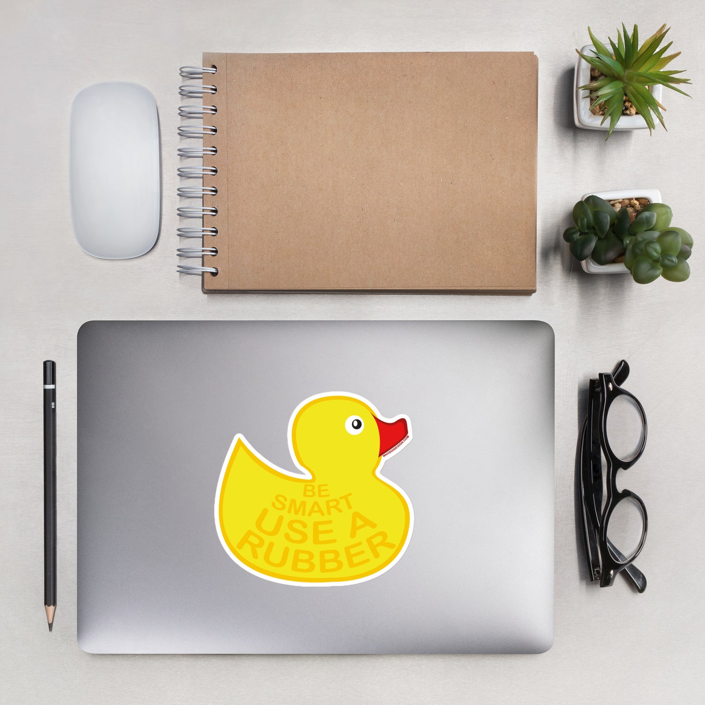 Use a Rubber Ducky - Bubble-free stickers