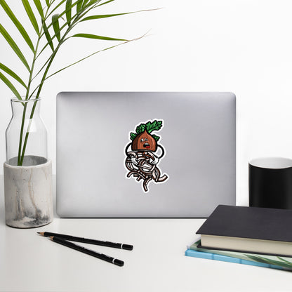 Onion Trying to Hold It Together - Bubble-free stickers