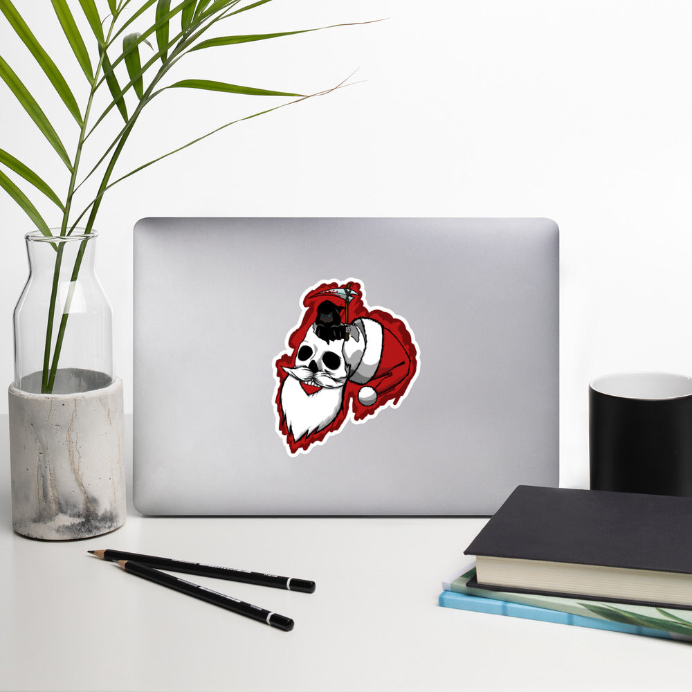 Grim Reaper V Santa - Bubble-free stickers