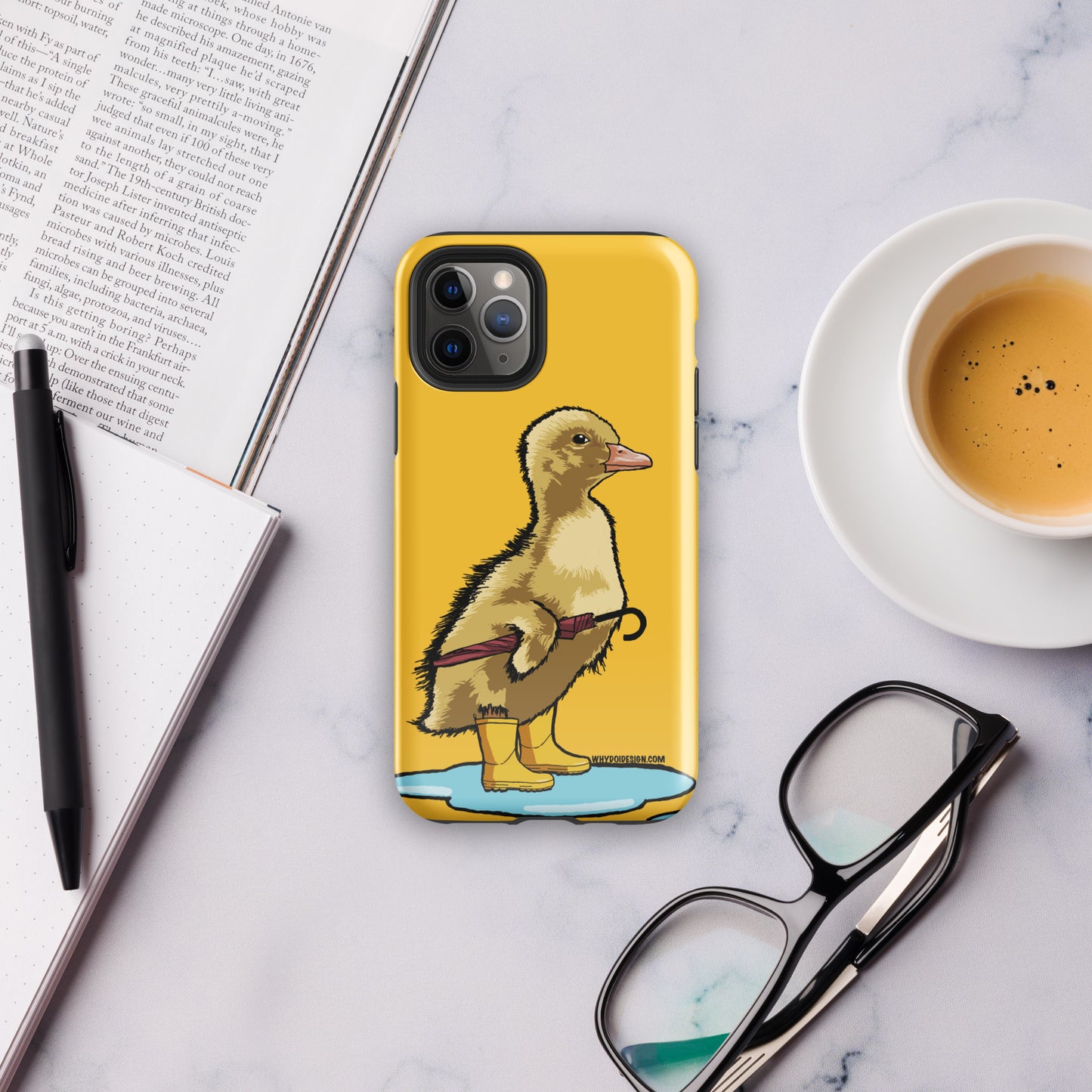 Rainy Day Duckling - Tough Case for iPhone®