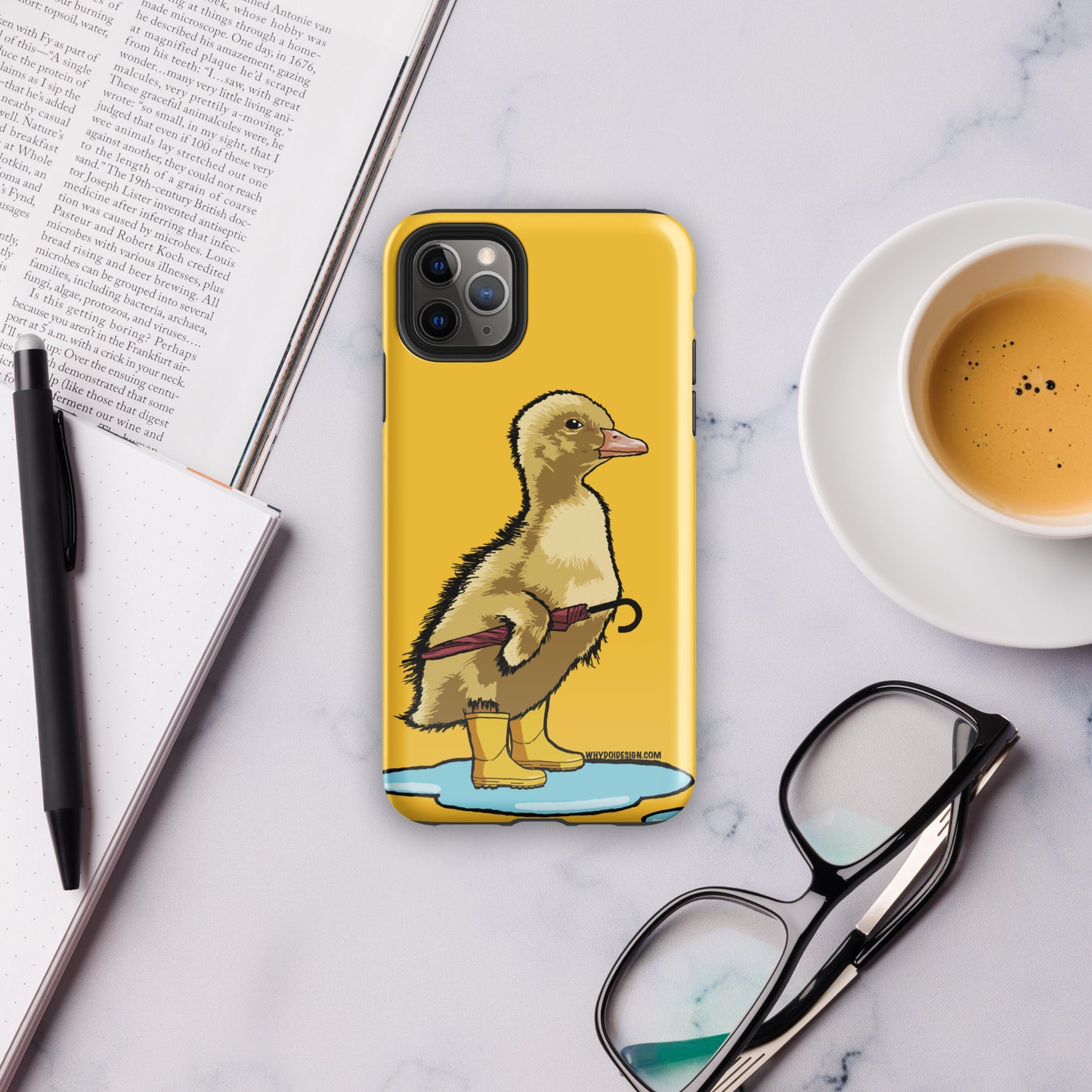 Rainy Day Duckling - Tough Case for iPhone®