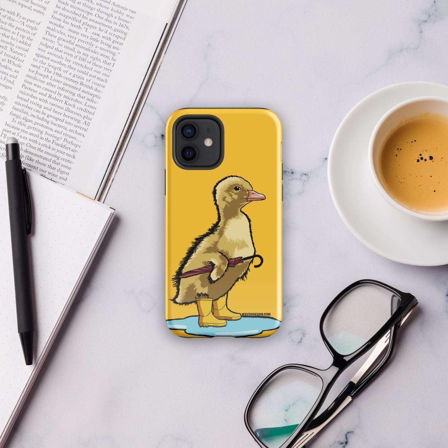 Rainy Day Duckling - Tough Case for iPhone®