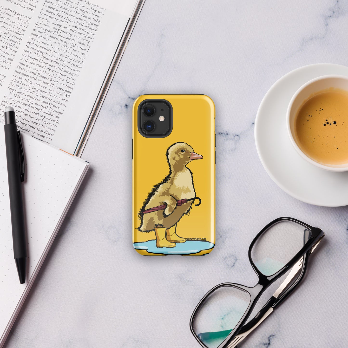 Rainy Day Duckling - Tough Case for iPhone®