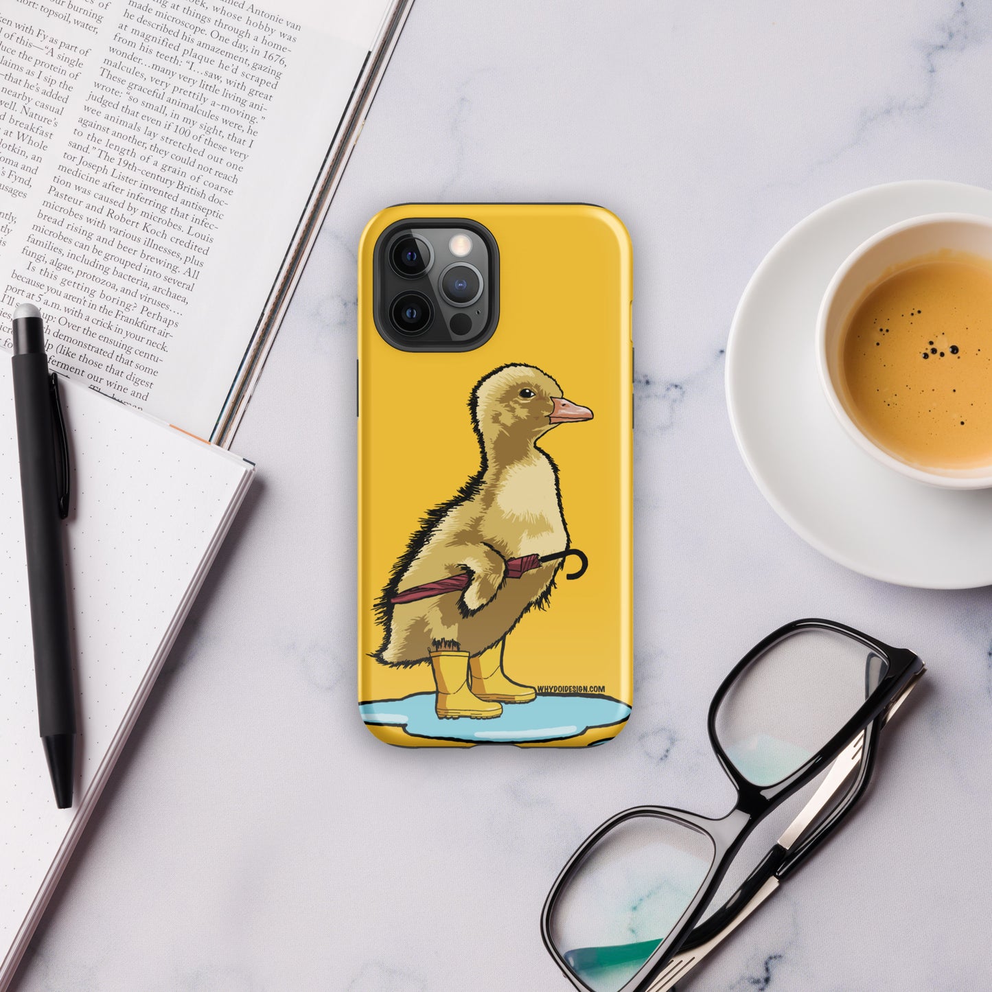 Rainy Day Duckling - Tough Case for iPhone®