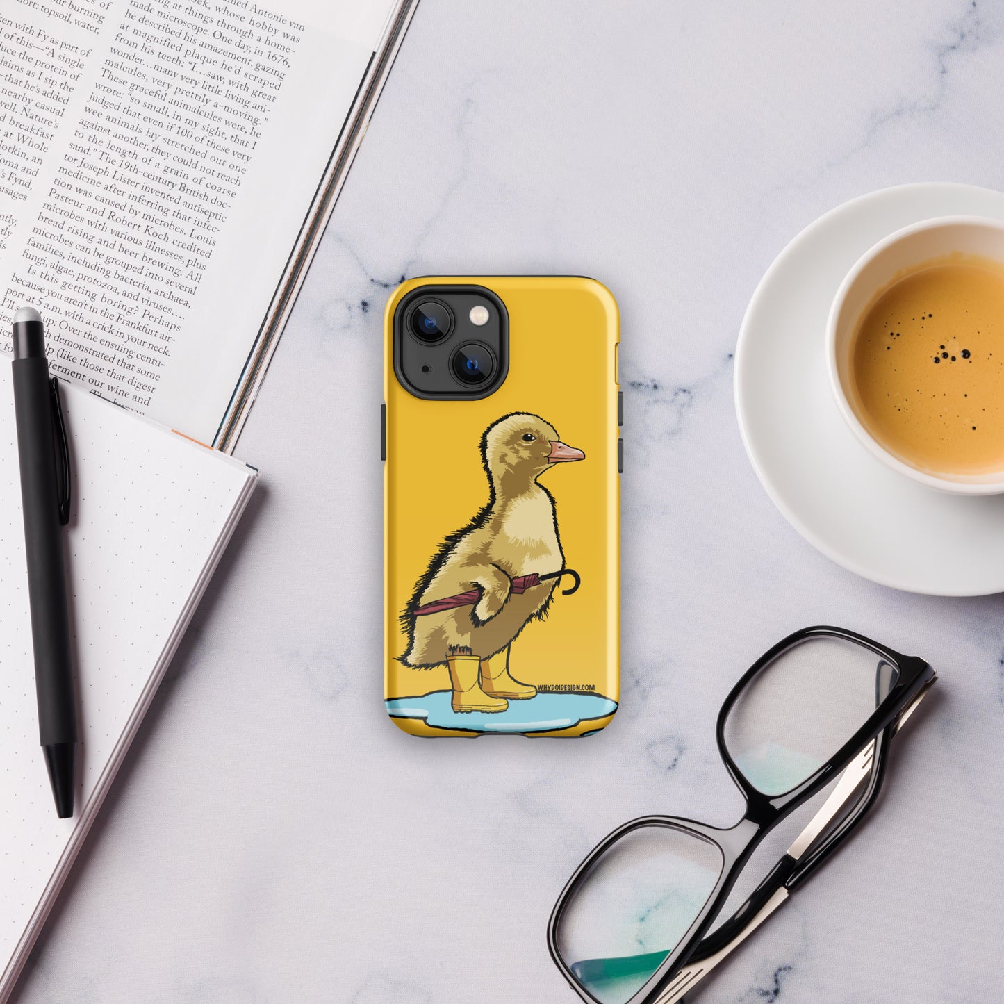 Rainy Day Duckling - Tough Case for iPhone®