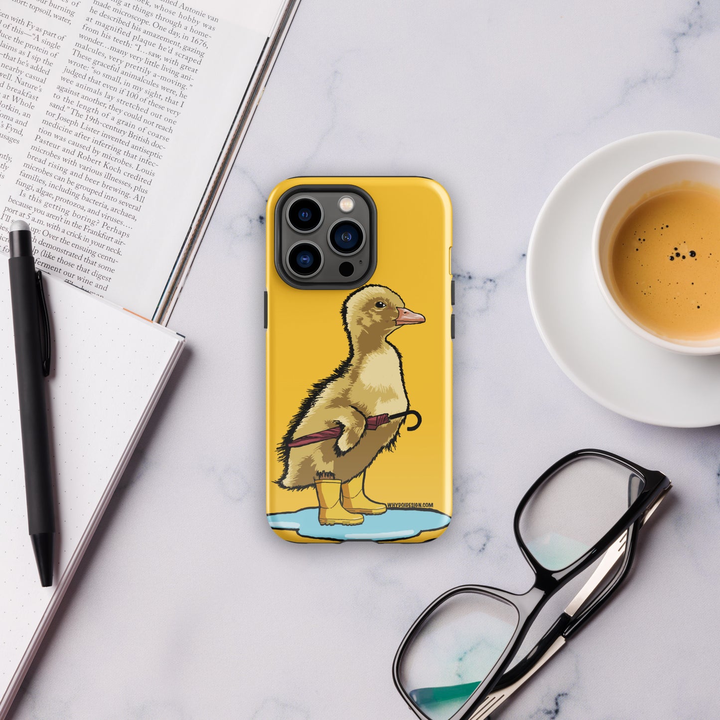 Rainy Day Duckling - Tough Case for iPhone®