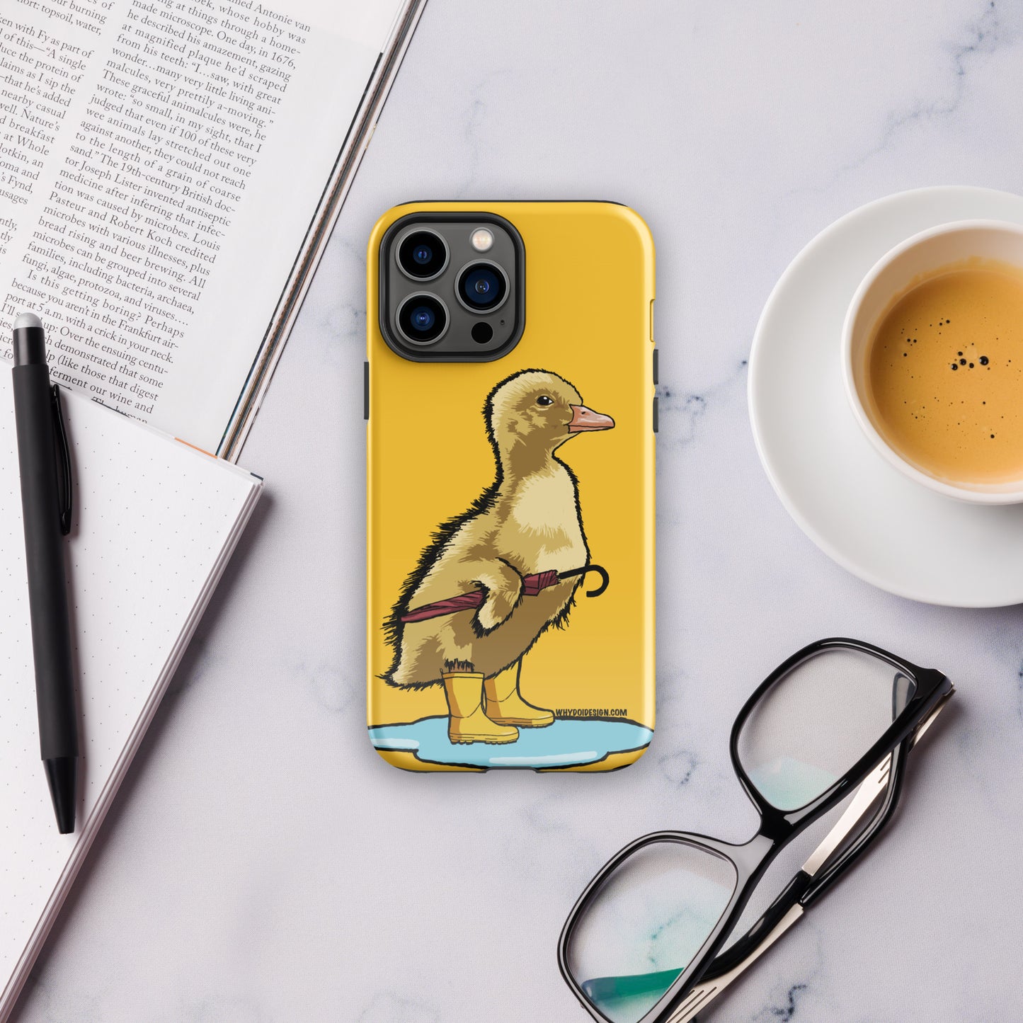 Rainy Day Duckling - Tough Case for iPhone®