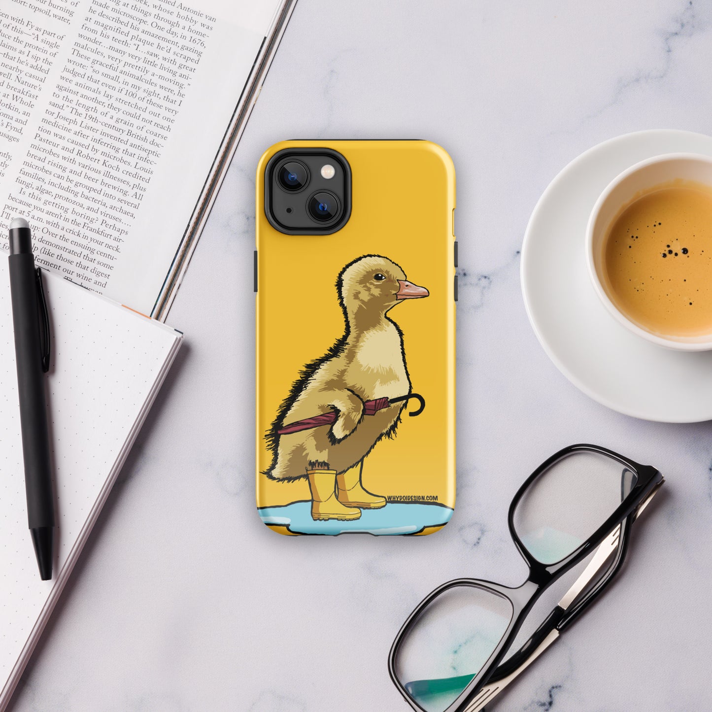 Rainy Day Duckling - Tough Case for iPhone®