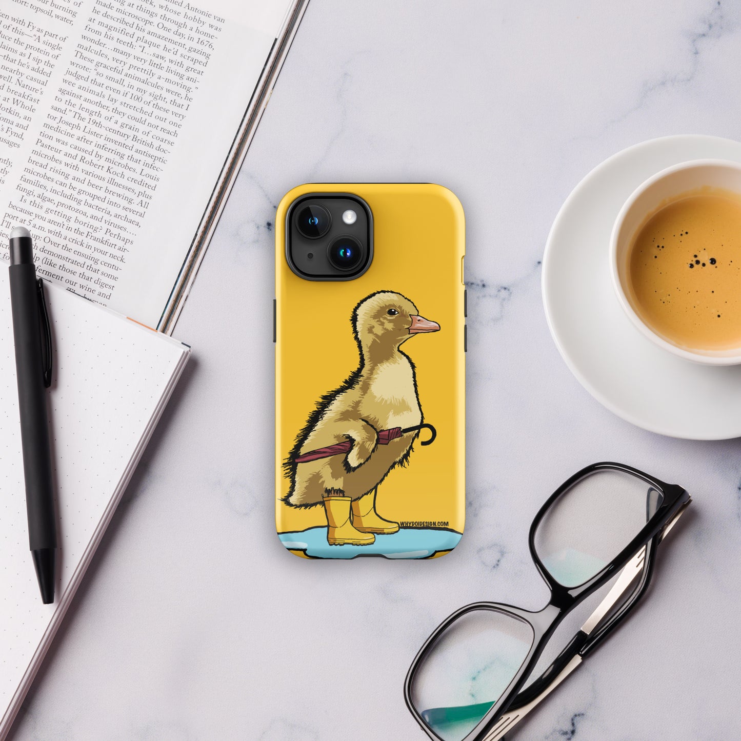 Rainy Day Duckling - Tough Case for iPhone®