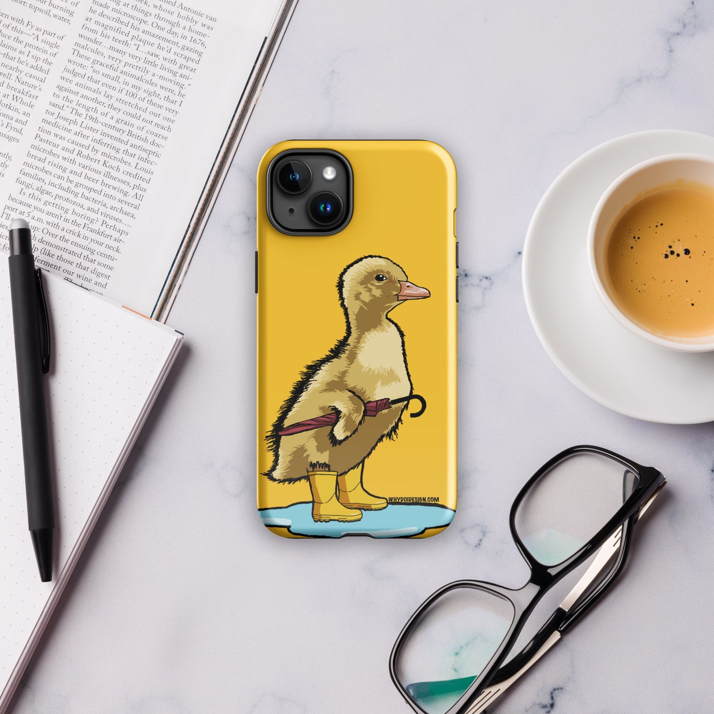 Rainy Day Duckling - Tough Case for iPhone®