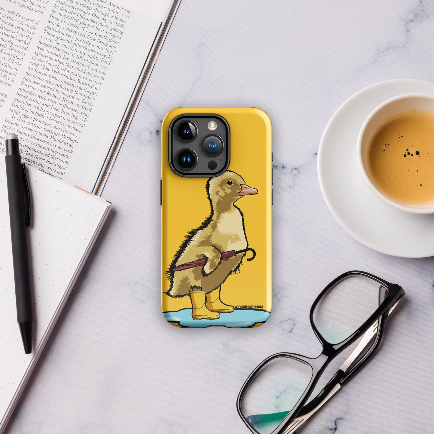 Rainy Day Duckling - Tough Case for iPhone®