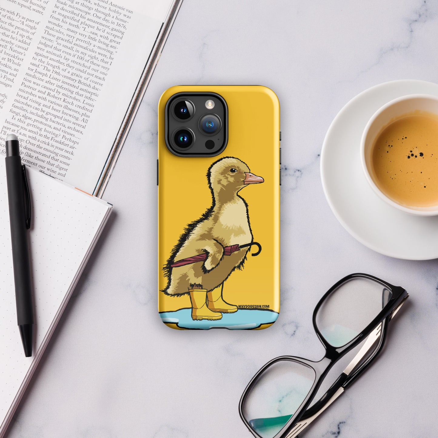 Rainy Day Duckling - Tough Case for iPhone®