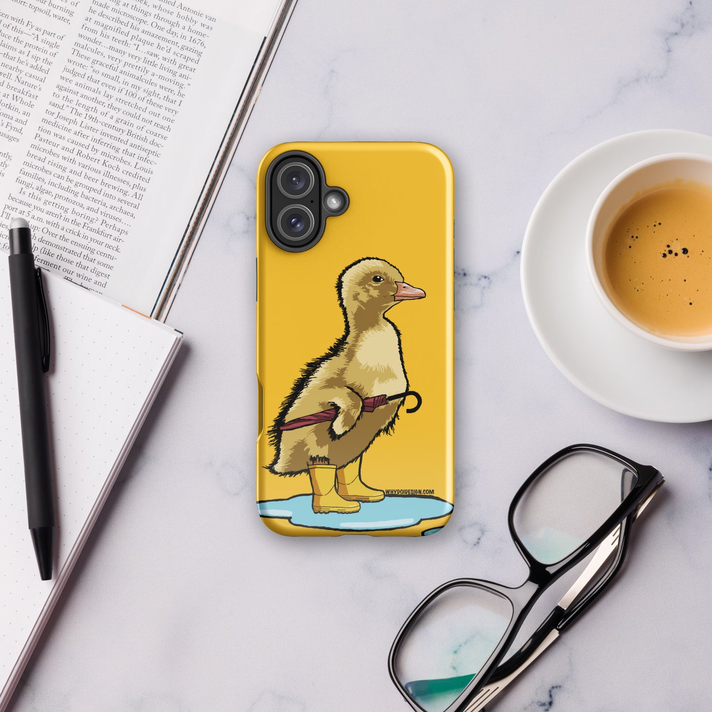 Rainy Day Duckling - Tough Case for iPhone®