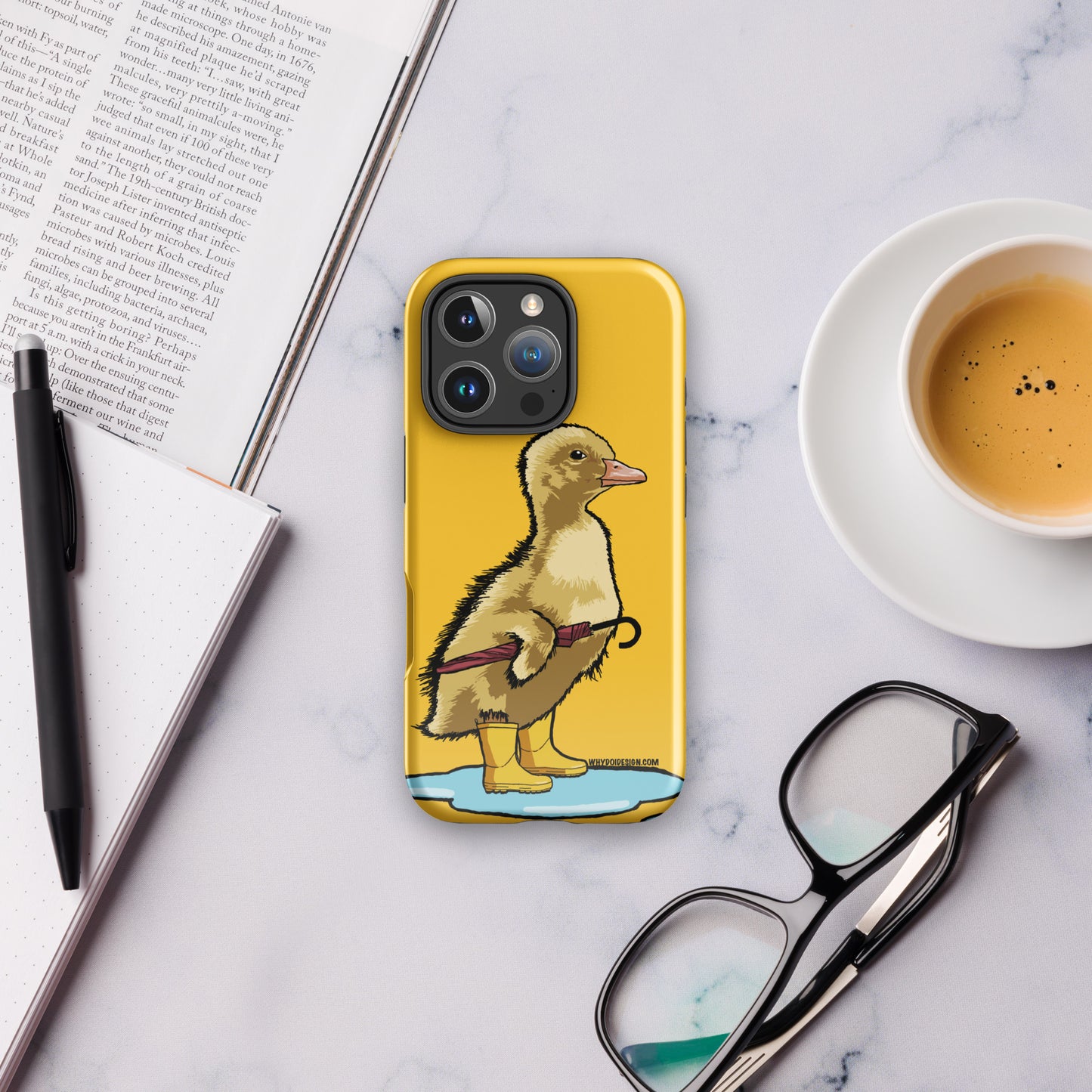 Rainy Day Duckling - Tough Case for iPhone®