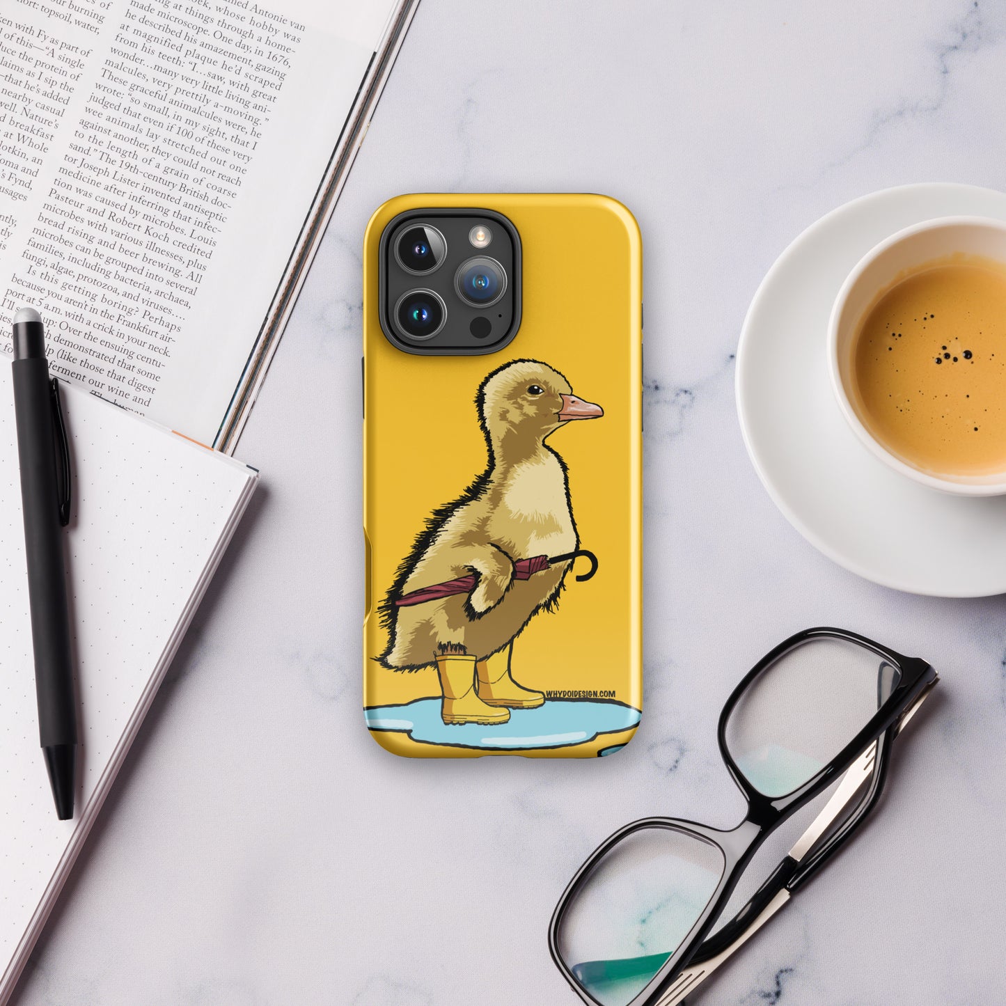 Rainy Day Duckling - Tough Case for iPhone®