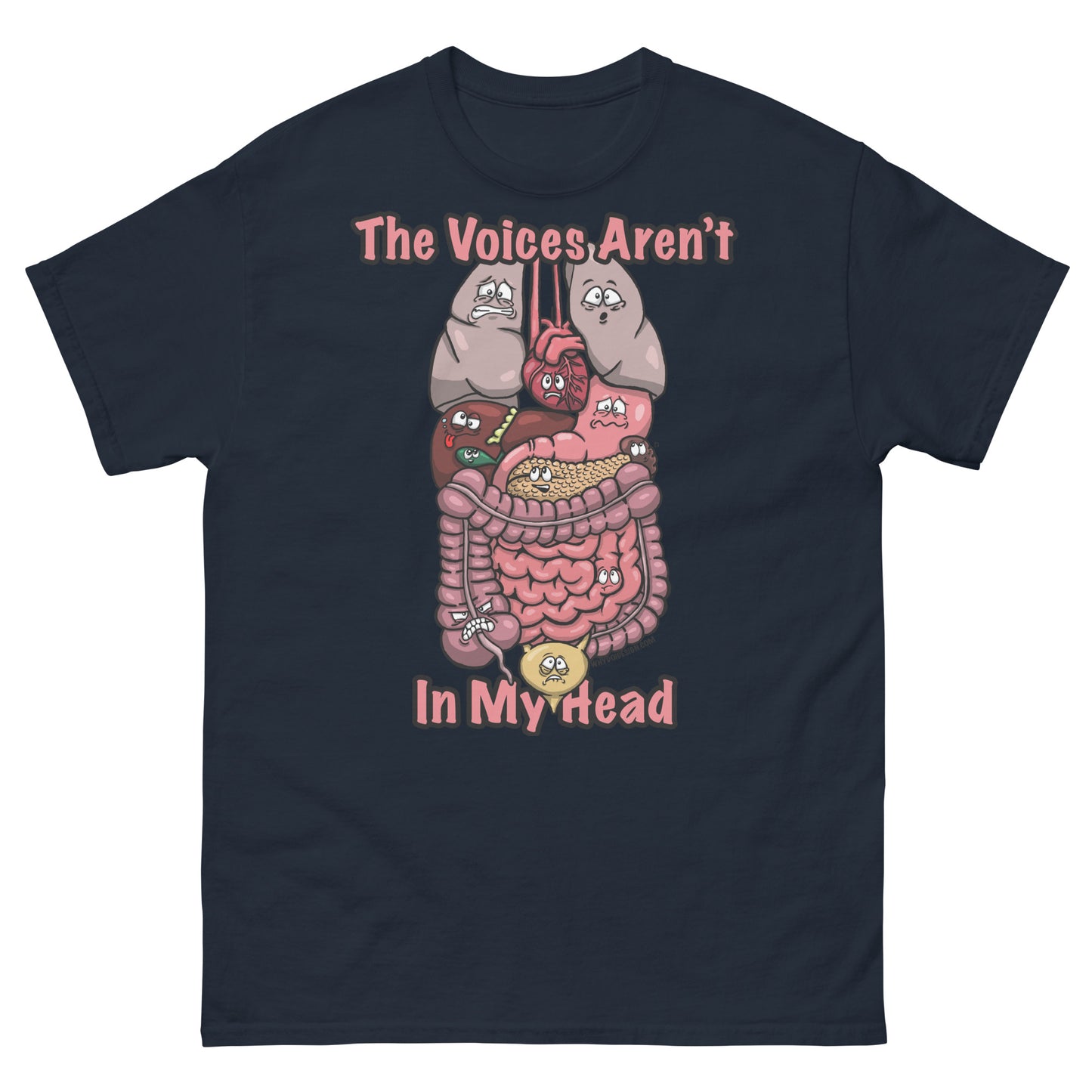 The Voices Aren’t In My Head – Hilarious Body Organ Banter - Unisex classic tee