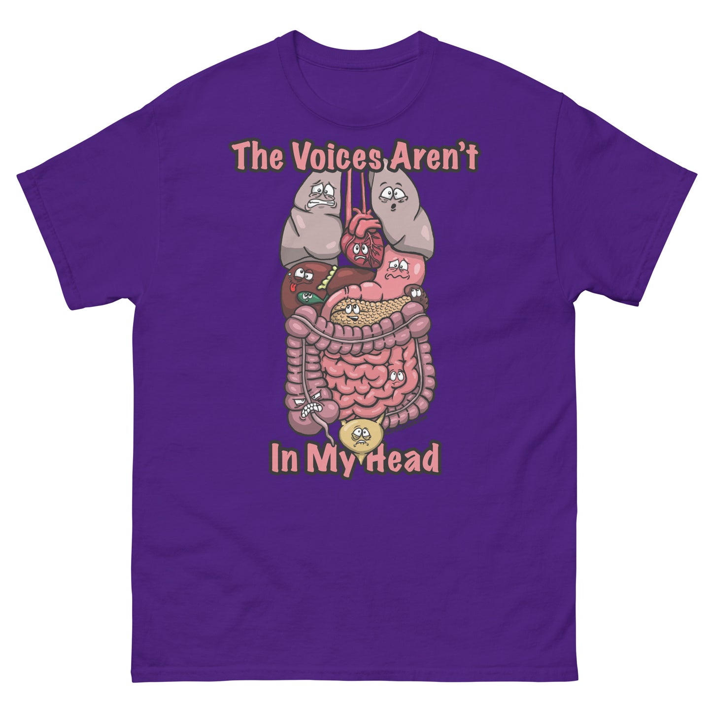 The Voices Aren’t In My Head – Hilarious Body Organ Banter - Unisex classic tee