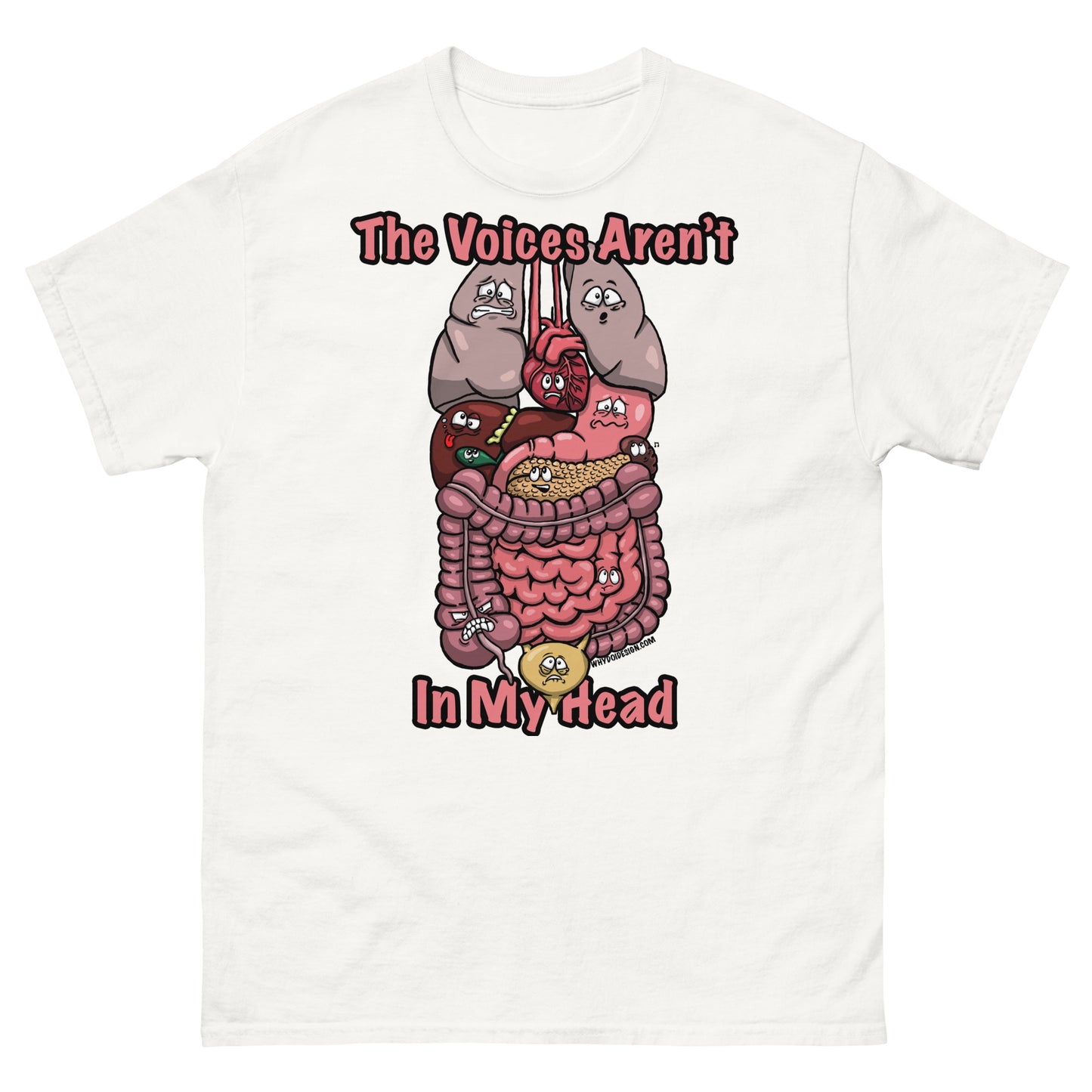 The Voices Aren’t In My Head – Hilarious Body Organ Banter - Unisex classic tee