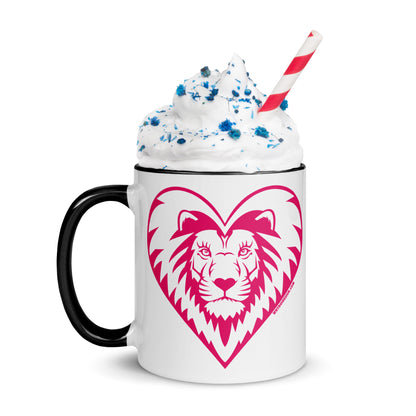 Love Lion - Mug with Color Inside