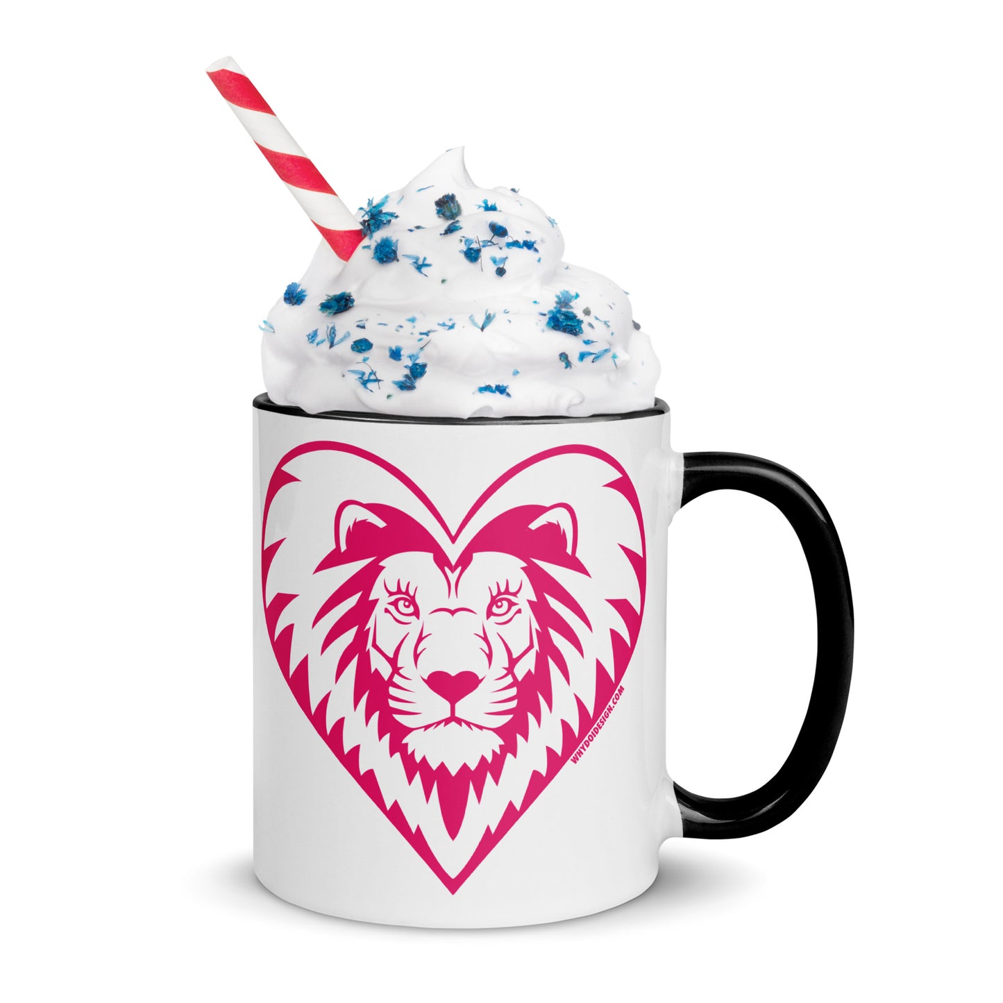 Love Lion - Mug with Color Inside