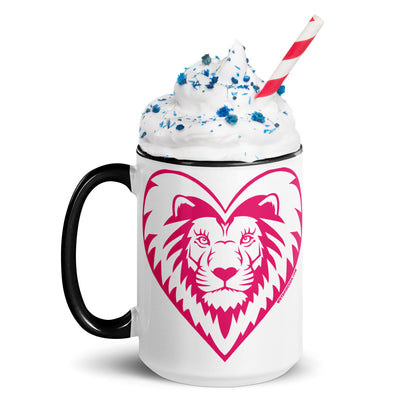 Love Lion - Mug with Color Inside