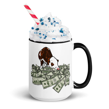 Cash Cow - Mug with Color Inside