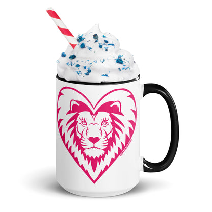 Love Lion - Mug with Color Inside