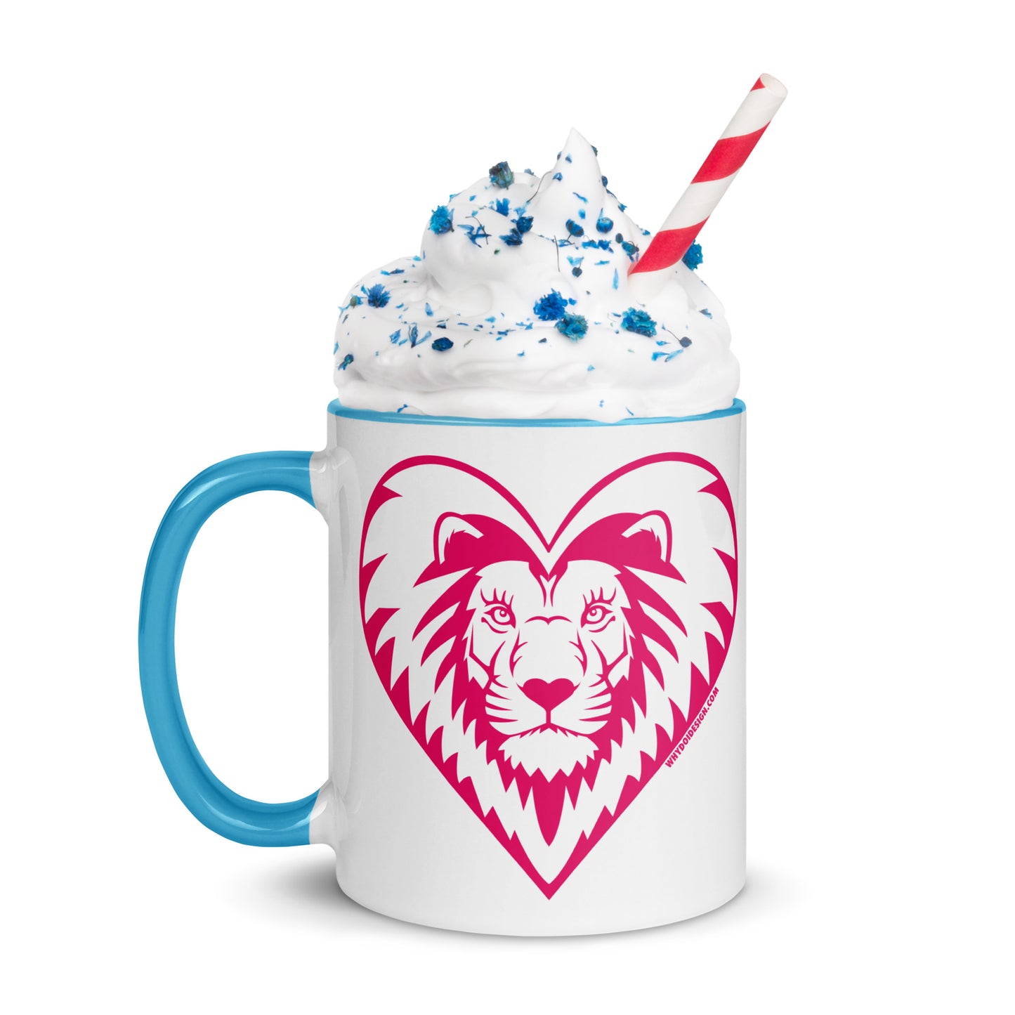 Love Lion - Mug with Color Inside