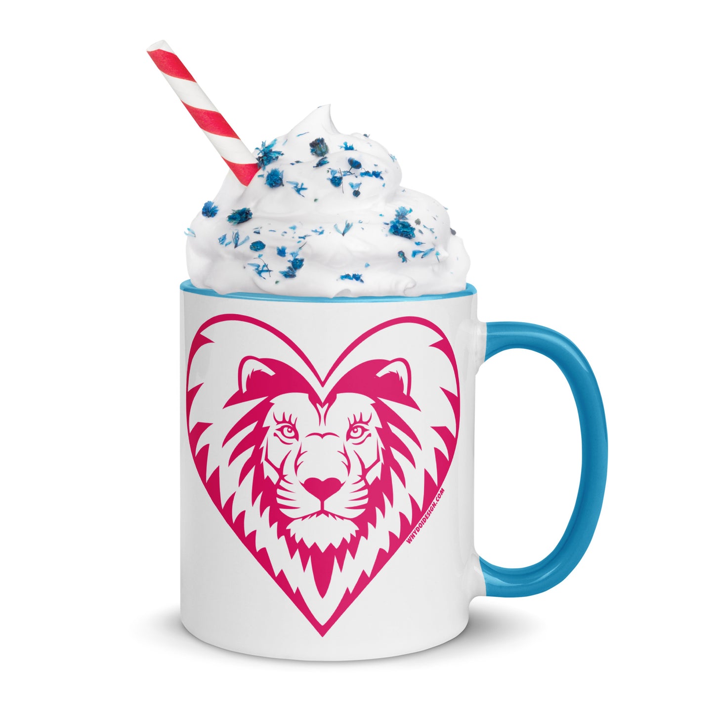 Love Lion - Mug with Color Inside