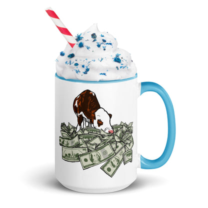 Cash Cow - Mug with Color Inside