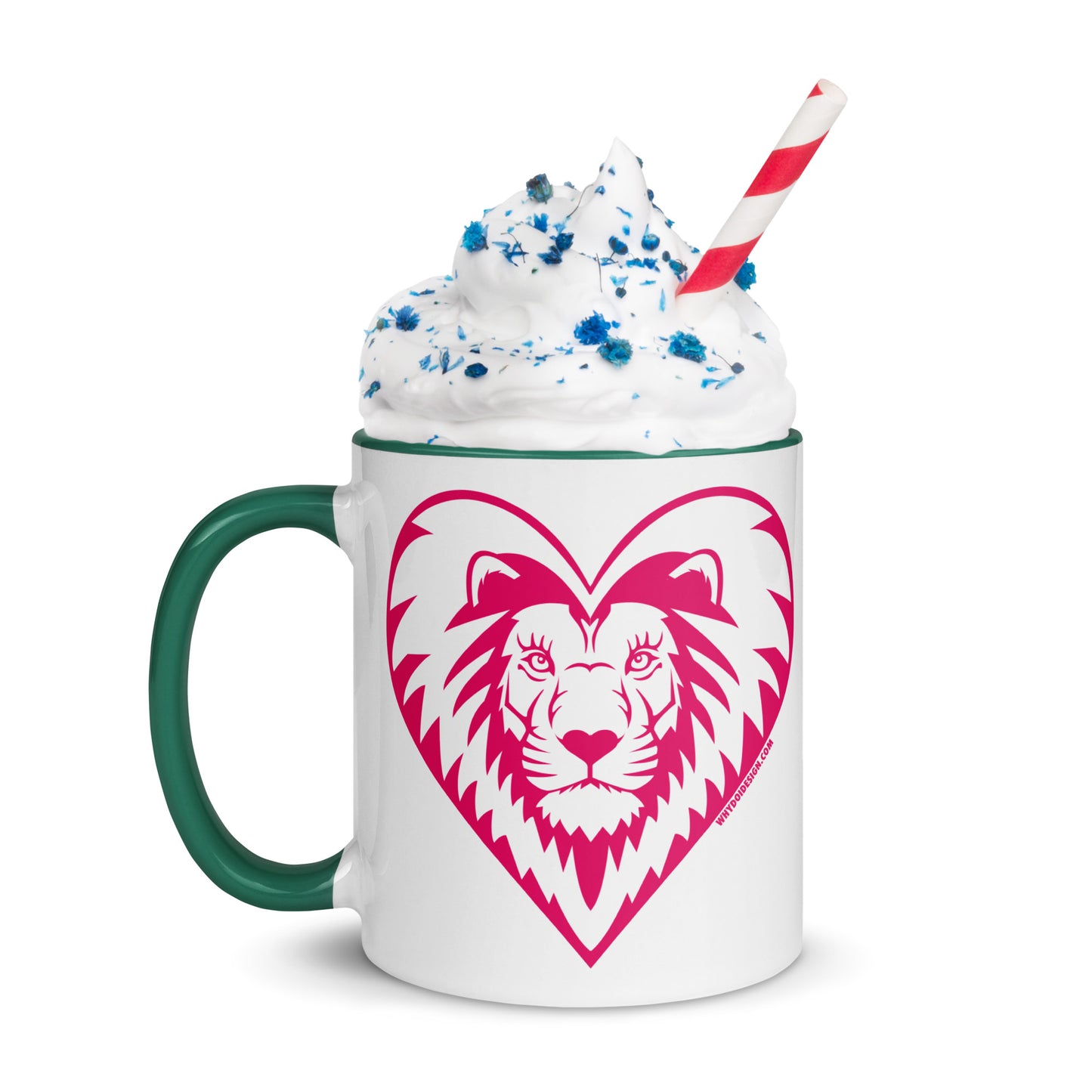 Love Lion - Mug with Color Inside