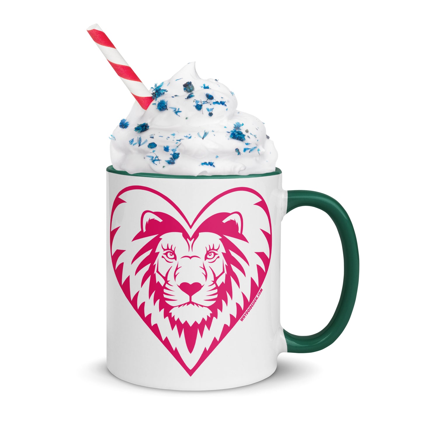 Love Lion - Mug with Color Inside