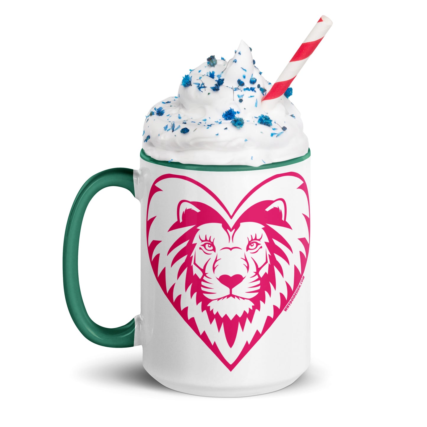 Love Lion - Mug with Color Inside