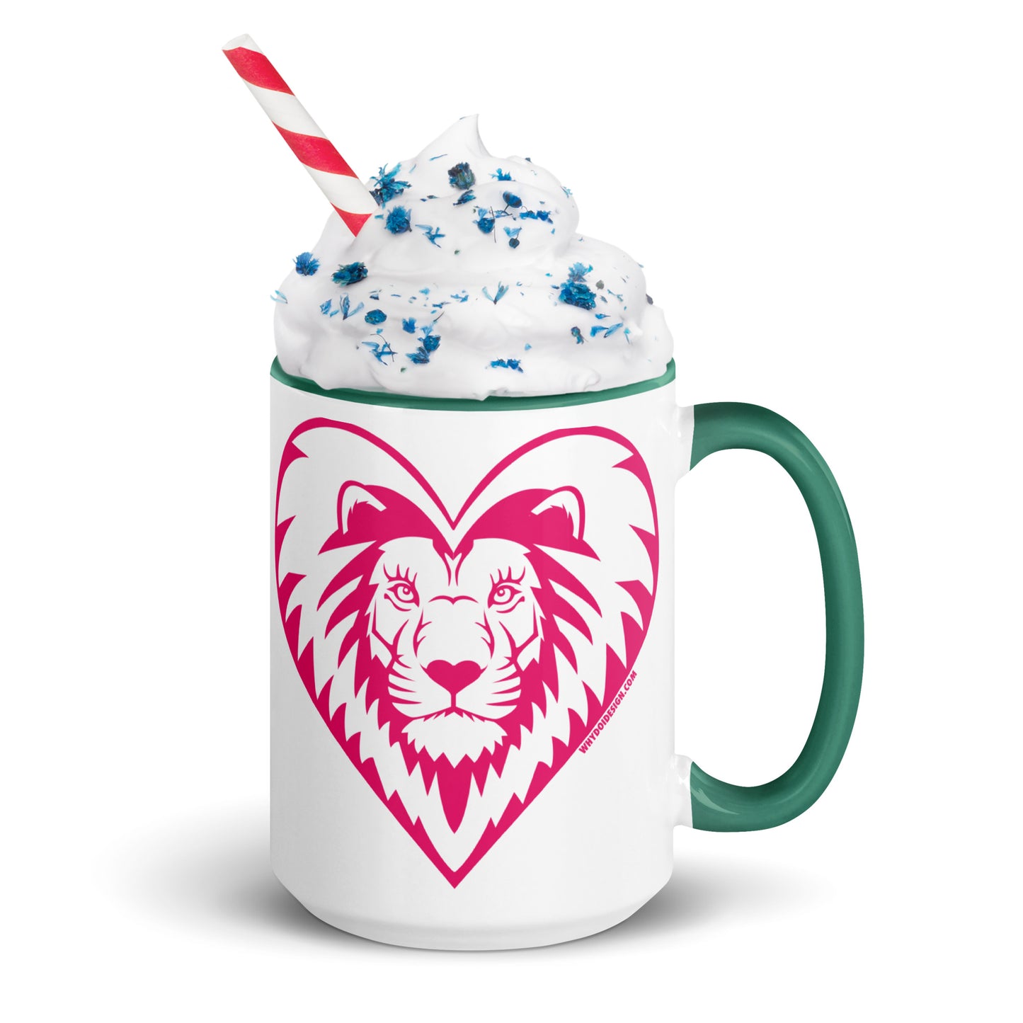 Love Lion - Mug with Color Inside