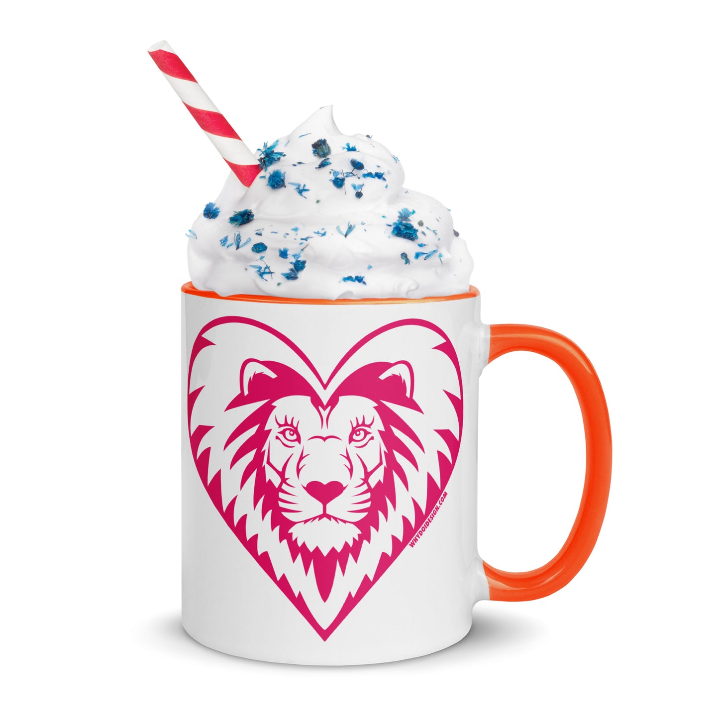 Love Lion - Mug with Color Inside