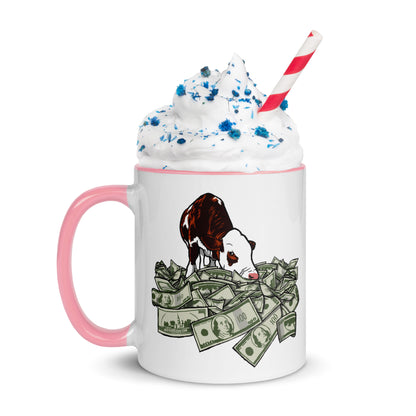 Cash Cow - Mug with Color Inside