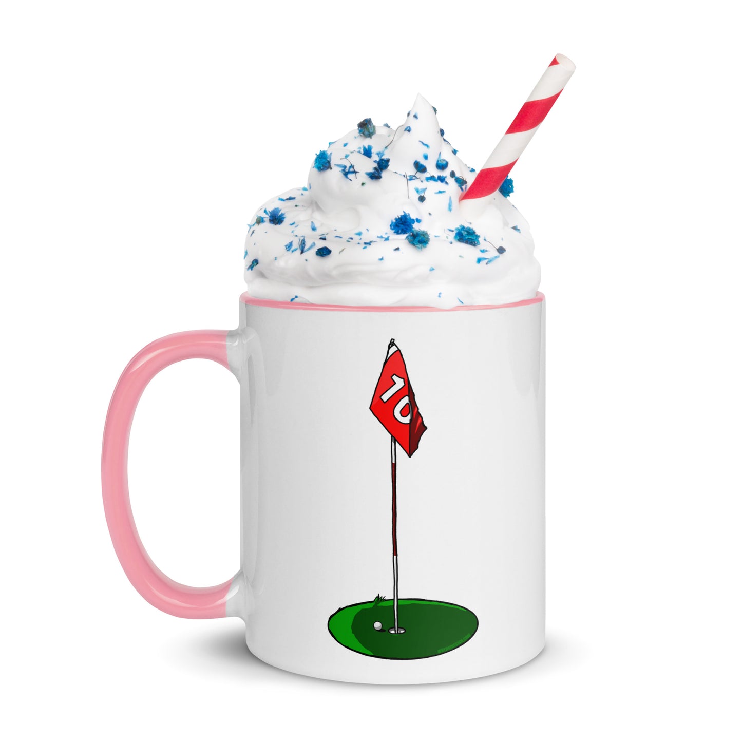 Red Flags - Mug with Color Inside