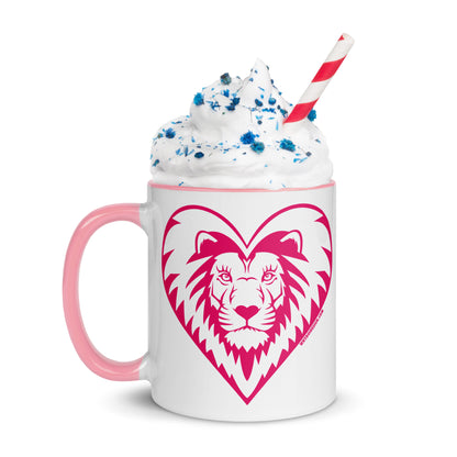 Love Lion - Mug with Color Inside