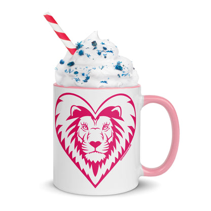 Love Lion - Mug with Color Inside