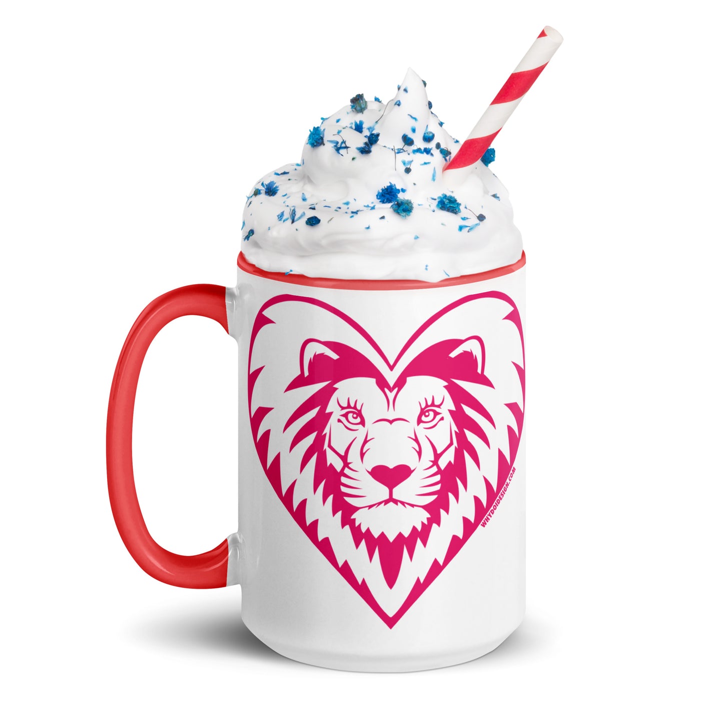 Love Lion - Mug with Color Inside