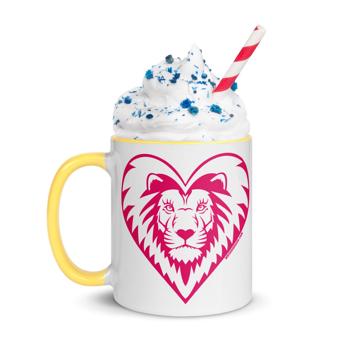 Love Lion - Mug with Color Inside